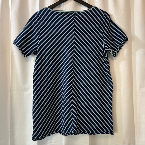 Soft Surroundings Indra Scoop Neck Raw Seams Pima Cotton Shirt - Size Me… - Picture 4 of 6